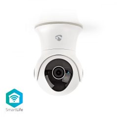   SmartLife kültéri kamera | Wi-Fi | Full HD 1080p | Dönthető billenthető | IP65 | Belső 16GB / Felhőalapú Tárolás (opcionális) | 12 V DC | Mozgásérzékelővel | Éjjellátó | Fehér