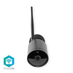  SmartLife kültéri kamera | Wi-Fi | Full HD 1080p | IP65 | Felhőalapú Tárolás (opcionális) / microSD (nem tartozék) | 12 V DC | Mozgásérzékelővel | Éjjellátó | Fekete