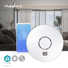   SmartLife füstérzékelő | Wi-Fi | Hőérzékelő | Elemes Áramellátás | Érzékelő élettartama: 10 év | EN 14604 | Max. akku élettartam: 24 hónap | 85 dB | Fehér | 1 db