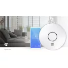 SmartLife füstérzékelő | Wi-Fi | Hőérzékelő | Elemes Áramellátás | Érzékelő élettartama: 10 év | EN 14604 | Max. akku élettartam: 24 hónap | 85 dB | Fehér | 1 db