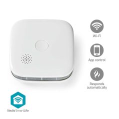   SmartLife füstérzékelő | Wi-Fi | Elemes Áramellátás | Érzékelő élettartama: 10 év | EN 14604 | Max. akku élettartam: 24 Hónap | 85 dB | Fehér | 1 db