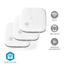 SmartLife füstérzékelő | Wi-Fi | Elemes Áramellátás | Érzékelő élettartama: 10 év | EN 14604 | Max. akku élettartam: 24 Hónap | 85 dB | Fehér | 3 db