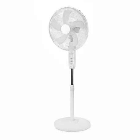 SmartLife Ventilátor | Wi-Fi | 400 mm | Állítható magasság | Automatikusan forog | 3-sebességes | Időzítő | Android™ / IOS | Fehér