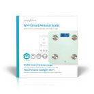 SmartLife Egészségügyi mérlegek | Wi-Fi | BMR / Csontok / Izom / Súly / Víz / Zsír | 8 | Max. terhelés: 180 kg | Android™ / IOS | Üveg | Fehér