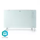Nedis Homelux wifi -s fűtőpanel SmartLife Konvektor | Wi-Fi | Fürdőszobába is alkalmas | Üveg Panel | 2000 W | 2 Hőbeállítások | TUYA App 15 - 35 °C | Fehér
