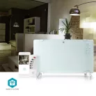 SmartLife Konvektor | Wi-Fi | Fürdőszobába alkalmas | Üveg Panel | 2000 W | 2 Hőbeállítások | LED | 15 - 35 °C | Állítható hőmérséklet | Fehér