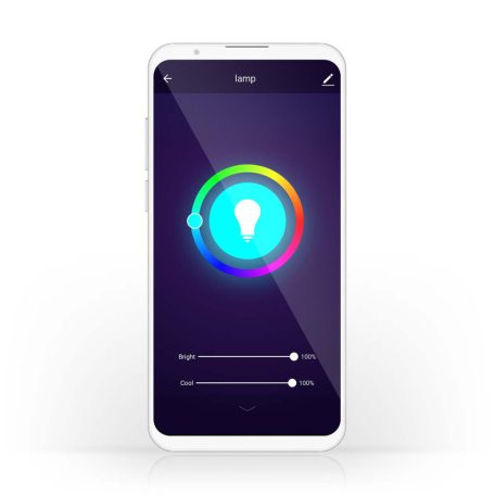 SmartLife Színes izzó | Wi-Fi | GU10 | 330 lm | 5 W | Meleg Fehér / RGB | 2700 K | Android™ / IOS | PAR16 | 1 db