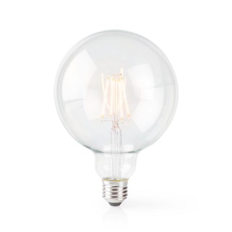 SmartLife LED izzó | Wi-Fi | E27 | 500 lm | 5 W | Meleg Fehér | 2700 K | Üveg | Android™ / IOS | G125 | 1 db