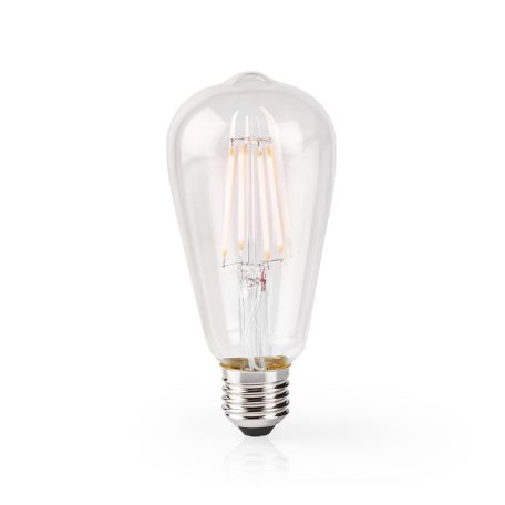 SmartLife LED izzó | Wi-Fi | E27 | 500 lm | 5 W | Meleg Fehér | 2700 K | Üveg | Android™ / IOS | ST64 | 1 db