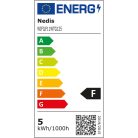 SmartLife LED izzó | Wi-Fi | E27 | 500 lm | 5 W | Meleg Fehér | 2700 K | Üveg | Android™ / IOS | G125 | 1 db