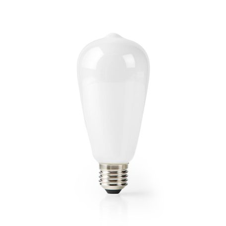 SmartLife LED izzó | Wi-Fi | E27 | 500 lm | 5 W | Meleg Fehér | 2700 K | Üveg | Android™ / IOS | ST64 | 1 db