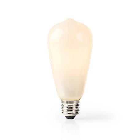 SmartLife LED izzó | Wi-Fi | E27 | 500 lm | 5 W | Meleg Fehér | 2700 K | Üveg | Android™ / IOS | ST64 | 1 db