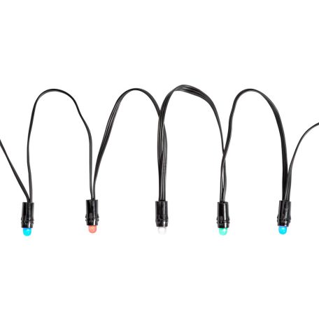 SmartLife Karácsonyi Fények | Party LED füzér | Wi-Fi | RGB | 48 db. LED | 10.80 m | Android™ / IOS