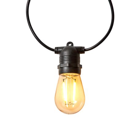 SmartLife Dekoratív Lámpák | Party LED füzér | Wi-Fi | Meleg Fehér | 10 db. LED | 9.00 m | Android™ | Izzó átmérő: 45 mm