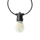 SmartLife Dekoratív Lámpák | Party LED füzér | Wi-Fi | Meleg Fehér | 10 db. LED | 9.00 m | Android™ | Izzó átmérő: 45 mm