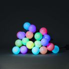 SmartLife Dekoratív Lámpák | Party LED füzér | Wi-Fi | Fehér / RGB | 20 db. LED | 10 m | Android™ | Izzó átmérő: 50 mm