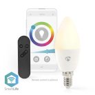 SmartLife Színes izzó | Wi-Fi | E14 | 470 lm | 4.9 W | Meleg és lehűlni fehér / RGB | 2700 - 6500 K | Android™ / IOS | Gyertya | 1 db