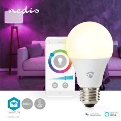   SmartLife Színes izzó | Wi-Fi | E27 | 806 lm | 9 W | Meleg és lehűlni fehér / RGB | 2700 - 6500 K | Android™ / IOS | Izzó | 1 db