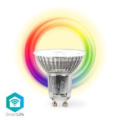   SmartLife LED Spot | Wi-Fi | GU10 | 345 lm | 5 W | Meleg és lehűlni fehér / RGB | 2700 - 6500 K | Energia osztály: G | Android™ / IOS | PAR16 | 1 db