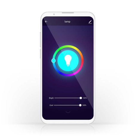 SmartLife Színes izzó | Wi-Fi | E27 | 806 lm | 9 W | Meleg és lehűlni fehér / RGB | 2700 - 6500 K | Android™ / IOS | Izzó | 2 db