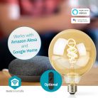 SmartLife LED izzó | Wi-Fi | E27 | 360 lm | 4.9 W | Meleg és lehűlni fehér | 1800 - 6500 K | Üveg | Android™ / IOS | Globe | 1 db