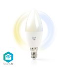 SmartLife LED Izzó | Wi-Fi | E14 | 470 lm | 4.9 W | Meleg és lehűlni fehér | 2700 - 6500 K | Android™ / IOS | Gyertya | 1 db