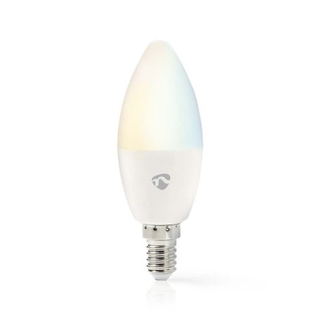 SmartLife LED Izzó | Wi-Fi | E14 | 470 lm | 4.9 W | Meleg és lehűlni fehér | 2700 - 6500 K | Android™ / IOS | Gyertya | 1 db