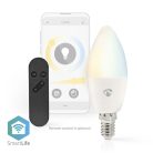 SmartLife LED Izzó | Wi-Fi | E14 | 470 lm | 4.9 W | Meleg és lehűlni fehér | 2700 - 6500 K | Android™ / IOS | Gyertya | 1 db