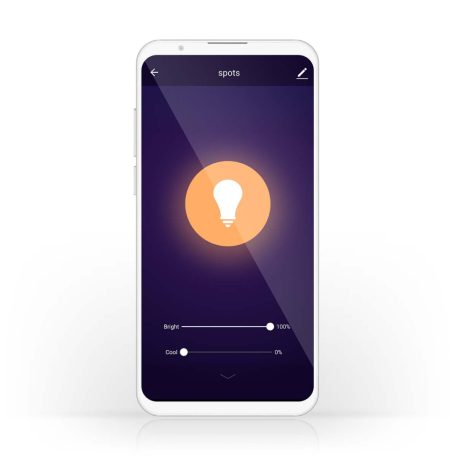 SmartLife LED Izzó | Wi-Fi | E14 | 470 lm | 4.9 W | Meleg és lehűlni fehér | 2700 - 6500 K | Android™ / IOS | Gyertya | 1 db