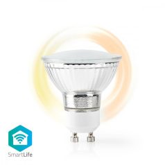   SmartLife LED Bulb | Wi-Fi | GU10 | 330 lm | 5 W | Meleg Fehér | 1800 - 2700 K | Energia osztály: A+ | Android™ & iOS | Átmérő: 50 mm | PAR16