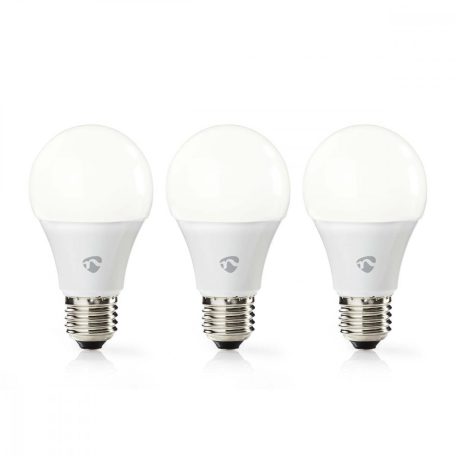 SmartLife LED Izzó | Wi-Fi | E27 | 800 lm | 9 W | Meleg Fehér | 2700 K | Android™ / IOS | A60 | 3 db