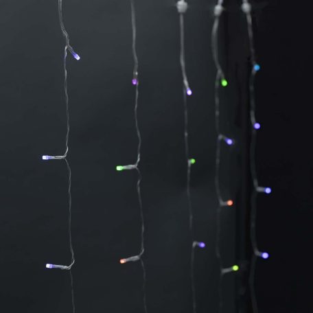 SmartLife Karácsonyi Fények | Függöny | Wi-Fi | RGB | 180 db. LED | 3 m | Android™ / IOS