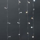 SmartLife Karácsonyi Fények | Függöny | Wi-Fi | Meleg és lehűlni fehér | 200 db. LED | 3 m | Android™ / IOS