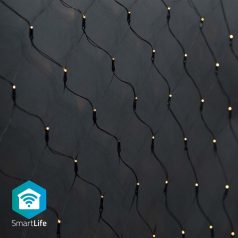   SmartLife Karácsonyi Fények | Háló | Wi-Fi | Meleg Fehér | 400 db. LED | 3.00 m | 3 x 3 m | Android™ / IOS