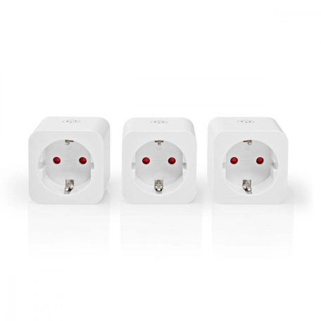 SmartLife Intelligens Csatlakozó | Wi-Fi | 3680 W | Type F (CEE 7/3) | 0 - 55 °C | Android™ / IOS | Fehér | 3 db