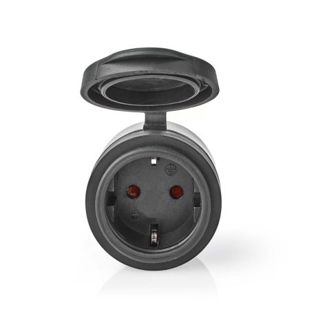 SmartLife Intelligens Csatlakozó | Wi-Fi | IP44 | 3680 W | Földelt csatlakozó / F típus (CEE 7/7) | -5 - 40 °C | Android™ / IOS | Fekete | 1 db