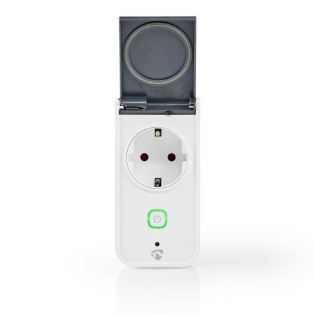 SmartLife Intelligens Csatlakozó | Wi-Fi | IP44 | Teljesítmény mérő | 3680 W | Földelt csatlakozó / F típus (CEE 7/7) | -30 - 40 °C | Android™ / IOS | Fehér / Szürke | 1 db