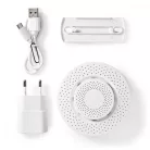 SmartLife levegőminőség-monitor | Wi-Fi | Hőmérséklet / Illékony szerves vegyületek (VOC) / Páratartalom | Android™ / IOS | Fehér