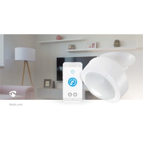 SmartLife Motion Sensor | Wi-Fi | Elemes Áramellátás / Hálózati Áramellátás | Érzékelő szöge: 120 ° | Érzékelő hatósugara: 10.0 m | Fehér
