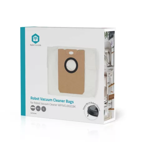 Porszívó Porzsák | 5 db | Szintetikus | Legtöbb értékesített: Nedis® WIFIVCL002CBK | Fehér