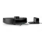 SmartLife Robot Porszívó | Lézeres navigáció | Wi-Fi | Gyűjtőtartály térfogat: 0.6 l | Automatikus töltés | Maximális működési idő: 2 óra | Fekete | Android™ / IOS