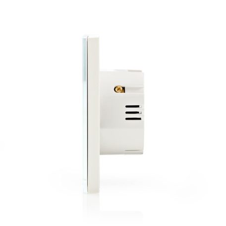 SmartLife fali kapcsoló | Wi-Fi | Egyes | Fali Tartó | 1000 W | Android™ / IOS | Üveg | Fehér