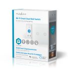 SmartLife fali kapcsoló | Wi-Fi | Dupla | Fali Tartó | 1000 W | Android™ / IOS | Üveg | Fehér