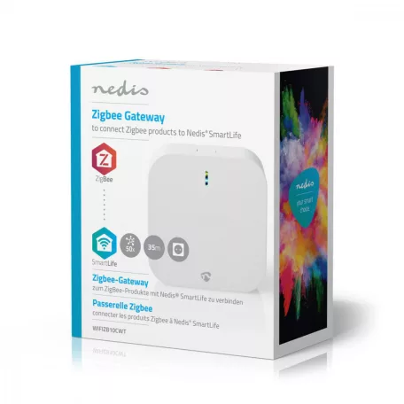 SmartLife Átjáró | Zigbee 3.0 | 50 Eszköz | Hálózati Áramellátás | Android™ / IOS | Fehér