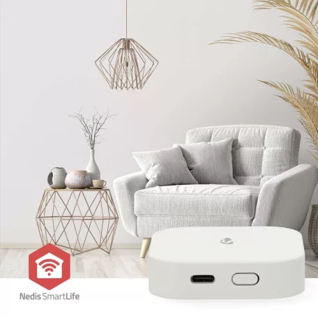 SmartLife Átjáró | Zigbee 3.0 | 40 Eszköz | USB-áramellátású | Android™ / IOS | Fehér