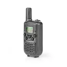 Walkie-Talkie szett | 2 Kézibeszélő | Legfeljebb 5 km | Frekvencia csatornák: 8 | PTT / VOX | Max. 2.5 óráig | Fekete