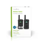 Walkie-Talkie szett | 2 Kézibeszélő | Legfeljebb 6 km | Frekvencia csatornák: 8 | PTT / VOX | Max. 3 óráig | Fejhallgató kimenet | 2 Fejhallgató | Fekete