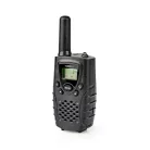 Walkie-Talkie szett | 2 Kézibeszélő | Legfeljebb 8 km | Frekvencia csatornák: 8 | PTT / VOX | Max. 2.5 óráig | Fejhallgató kimenet | Fekete