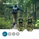Walkie-Talkie szett | 2 Kézibeszélő | Legfeljebb 8 km | Frekvencia csatornák: 8 | PTT / VOX | Max. 2.5 óráig | Fejhallgató kimenet | 2 Fejhallgató | Utazó tokot tartalmaz | Zöld