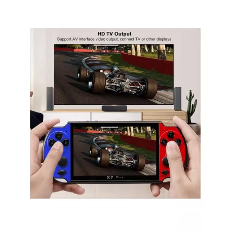 Eony x7 Hordozható Játékkonzol, beépített Játékokkal 1000játék kézi -game boy- TV-out kimenettel